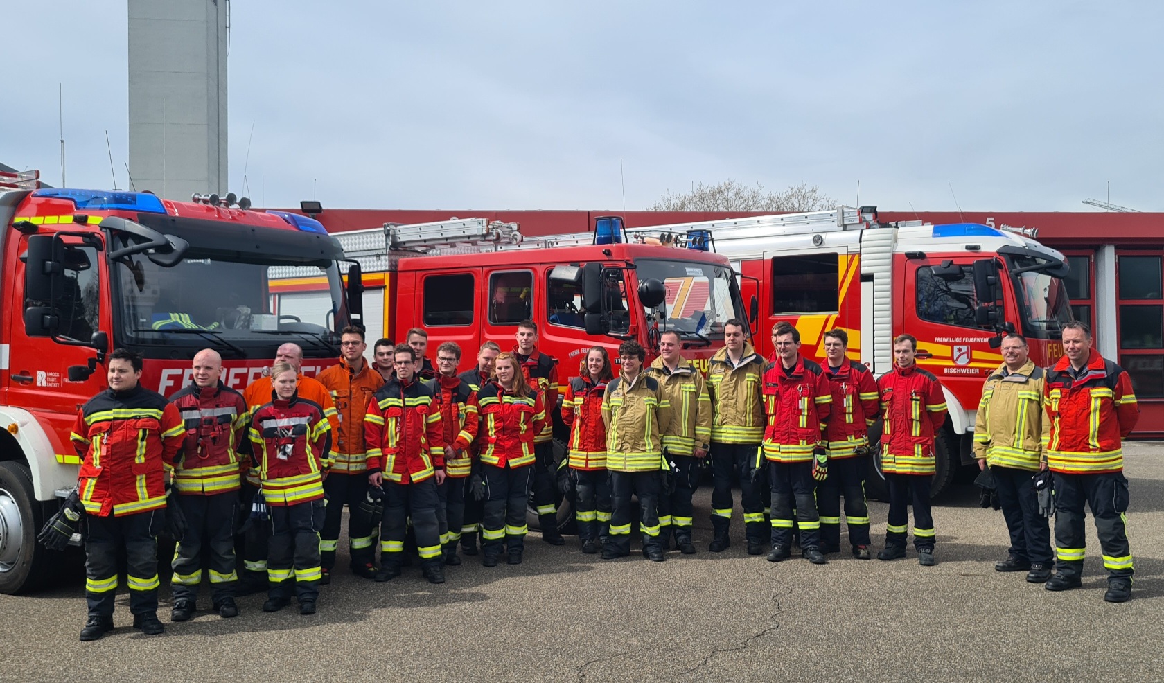 Truppführerausbildung der Feuerwehren Rastatt, Muggensturm, Kuppenheim und Bischweier
