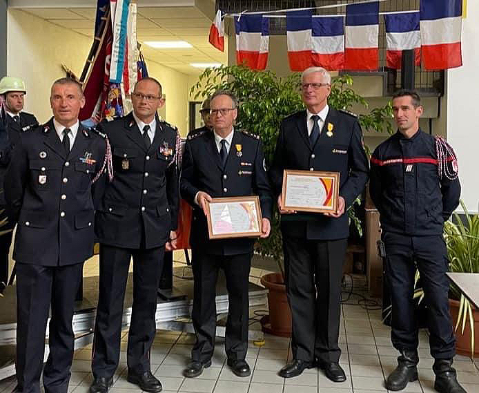50-jähriges Partnerschaftsjubiläums der Feuerwehren Annemasse (Frankreich) und Gaggenau