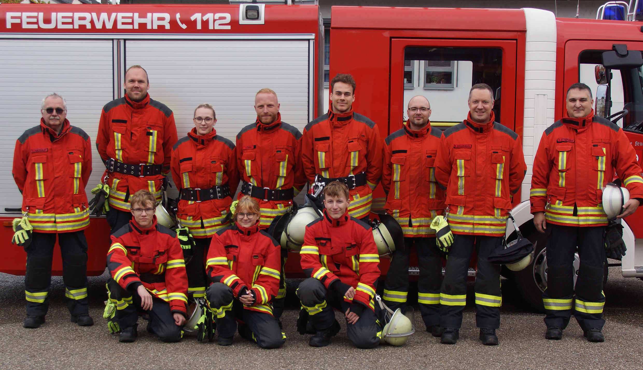 Feuerwehr Gaggenau hat zehn neue Einsatzkräfte in den Einsatzmannschaften