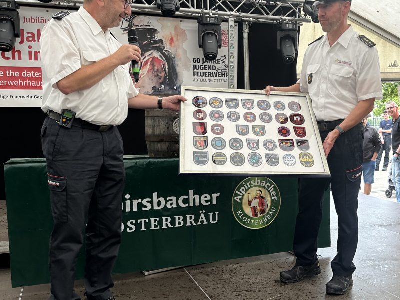 Verabschiedung Kreisbrandmeister Heiko Schäfer im Rahmen der Abnahme der Leistungsabzeichen in Ottenau