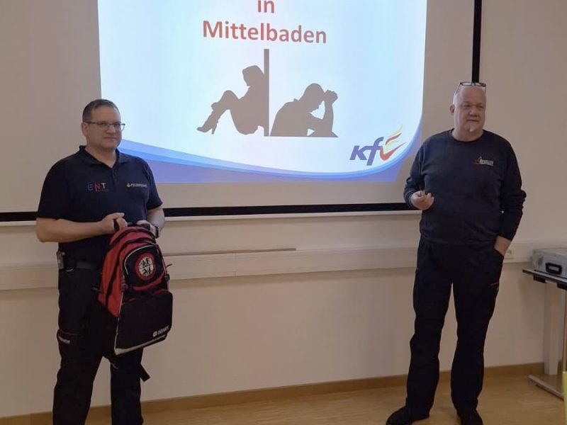 EinsatzNachsorgeTeam (ENT) stellt sich bei der Feuerwehr vor