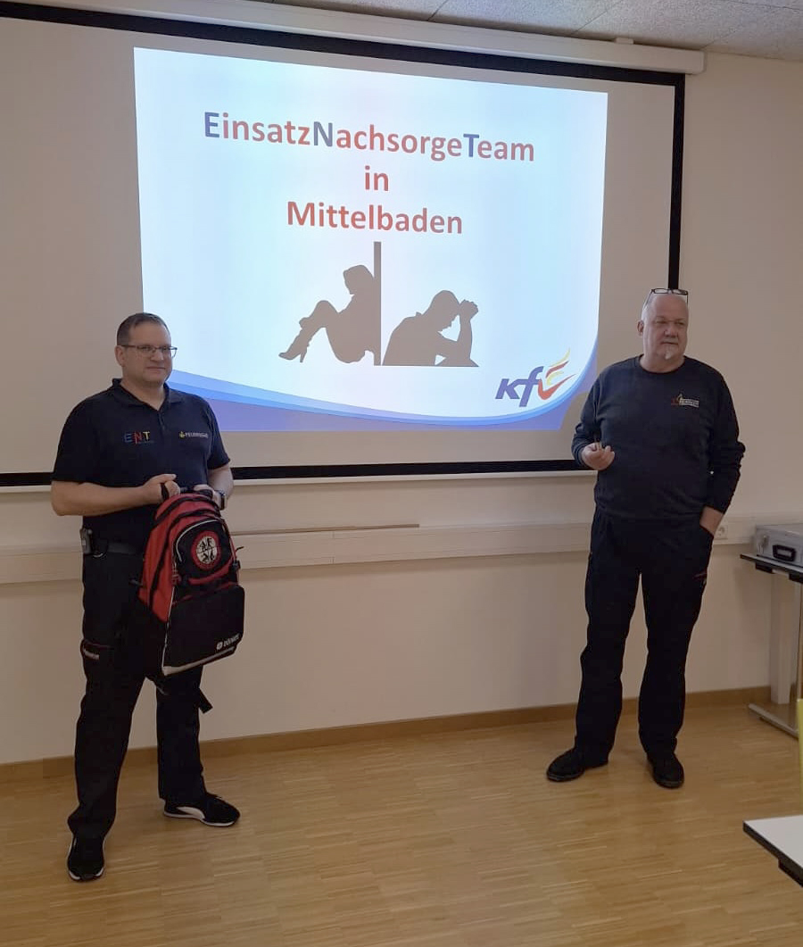 EinsatzNachsorgeTeam (ENT) stellt sich bei der Feuerwehr vor EinsatzNachsorgeTeam (ENT) stellt sich bei der Feuerwehr vor