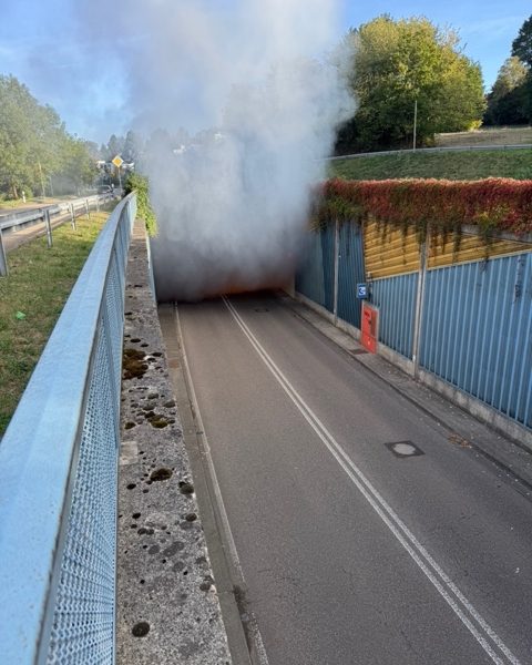 Erfolgreiche Tunnelübung in Gernsbach