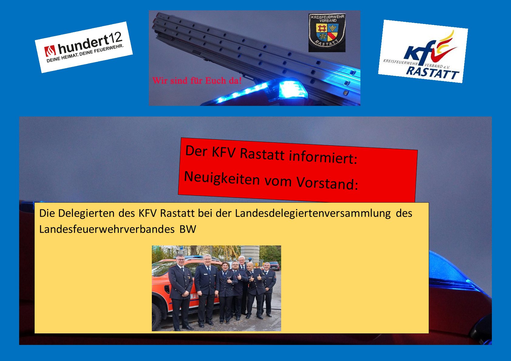 Der KFV Rastatt informiert